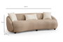 Atelier Del Sofa Napoli Sofá de 3 plazas Capuchino